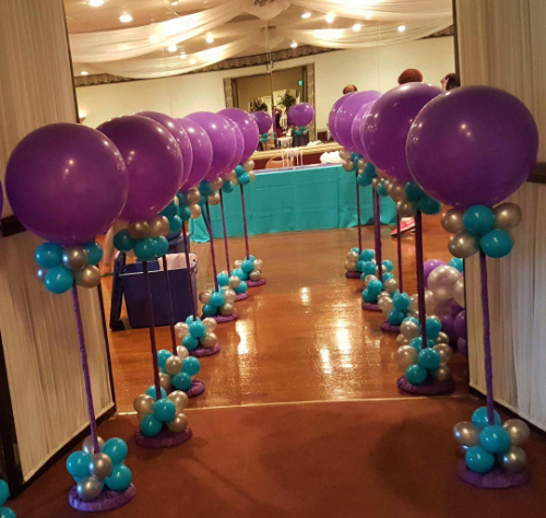corporate event outside a grand opening